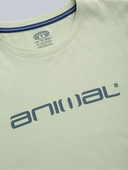 Animal Green Womens Leena Boxy 100% Cotton T-Shirt - Image 7 of 8