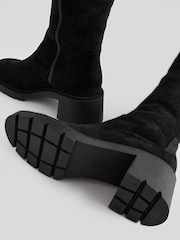 Black Forever Comfort® Over The Knee Sock Boots - Image 6 of 7