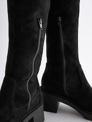 Black Forever Comfort® Over The Knee Sock Boots - Image 7 of 7