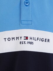 modra - Tommy Hilfiger z izrazitim barvnim vzorcem Polo Top - Slika 6 iz 6