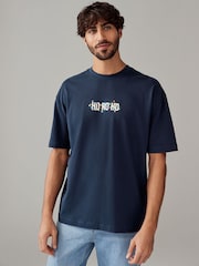 Темно-синий HoHoHo - Christmas 100% Cotton T-Shirt - Изображение 1 из 6