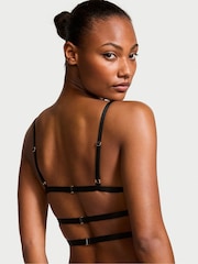 Victoria's Secret Black Leopard Bralette Embroidered Bra - Image 2 of 3