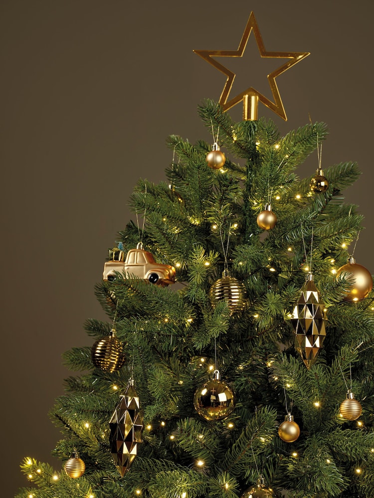 Decoris Gold 67 Piece Shatterproof Christmas Tree Decorations and Baubles - Image 1 of 3