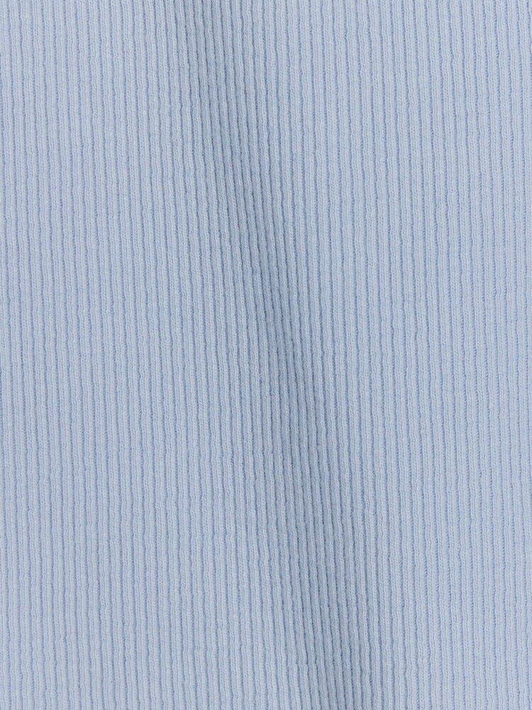River Island Blue Girls High Neck Rib Tank - Image 3 of 3