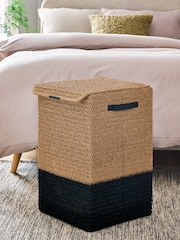 Light Natural Bronx Woven Laundry Basket Hamper - Image 1 of 4