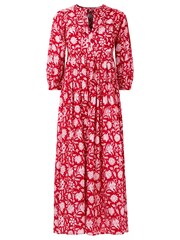 Joe Browns Red Oversized Floral Smock Dress - Image 5 of 5