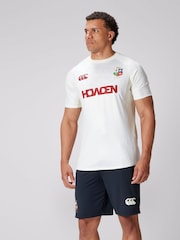 Canterbury Cream British & Irish Lions Rugby Superlight T-Shirt - Image 1 of 9