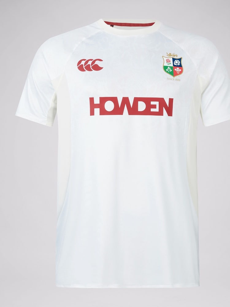 Canterbury Cream British & Irish Lions Rugby Superlight T-Shirt - Image 5 of 9