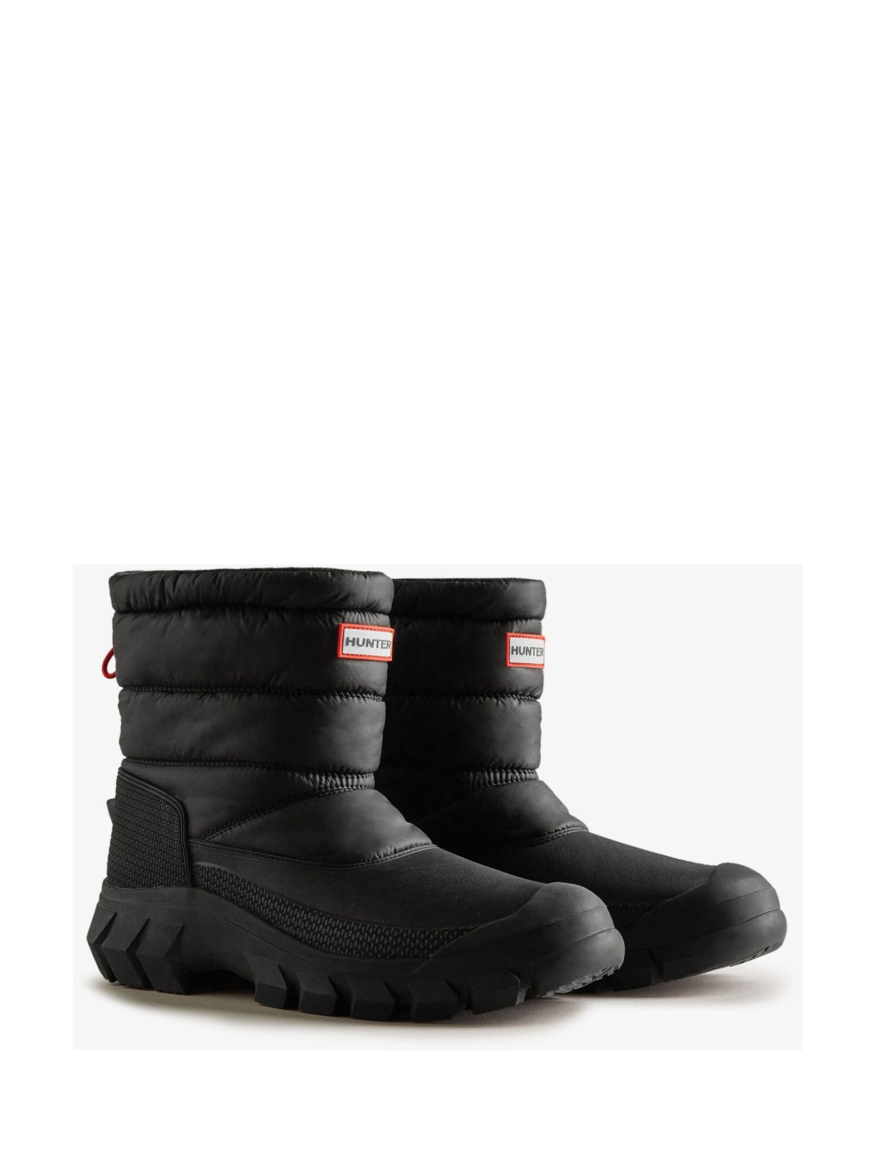 Buy Hunter Mens Intrepid Short Snow Black Boots from Next USA
