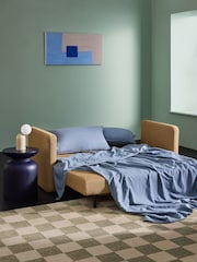 MADE.COM Caramel Pax Boucle Haru 2 Seater Sofa Bed - Image 2 of 4