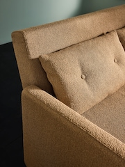 MADE.COM Caramel Pax Boucle Haru 2 Seater Sofa Bed - Image 3 of 4