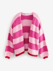 Pink Stripe Soft Touch Cardigan - Image 5 of 7