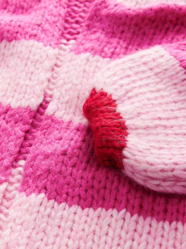 Pink Stripe Soft Touch Cardigan - Image 7 of 7