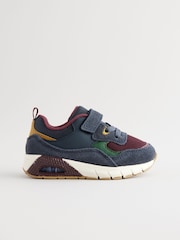 Mehrfarbig/Farbblockdesign - Elastischer Sportschuh mit Schnürung - Bild 3 von 6
