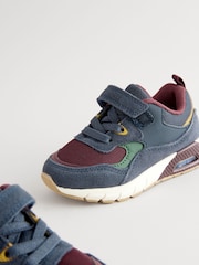 Mehrfarbig/Farbblockdesign - Elastischer Sportschuh mit Schnürung - Bild 4 von 6