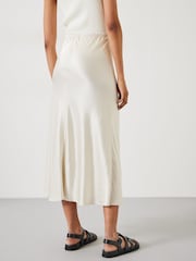 Hush Natural Indra Satin Maxi Skirts - Image 3 of 5