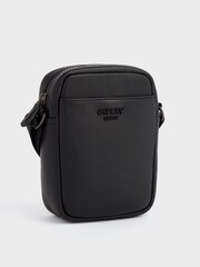OSPREY LONDON The Onyx Small Leather Black Messenger - Image 3 of 6