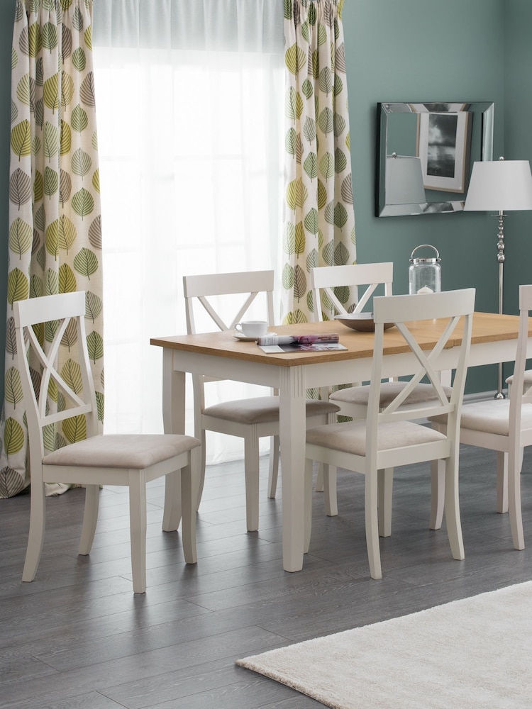 Julian Bowen Ivory Davenport Chairs Set Of 2 - Image 2 of 6