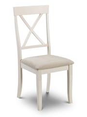 Julian Bowen Ivory Davenport Chairs Set Of 2 - Image 4 of 6