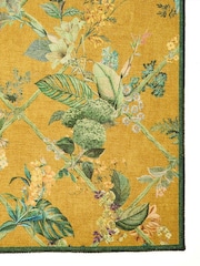 Laurence Llewelyn-Bowen Yellow Cotswold Fantasia Washable Flat Weave Rug - Image 4 of 6