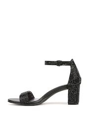 Naturalizer Vera Glitz Black Sandals - Image 2 of 6