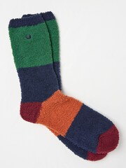 FatFace Green Striped Idaho Socks - Image 1 of 2