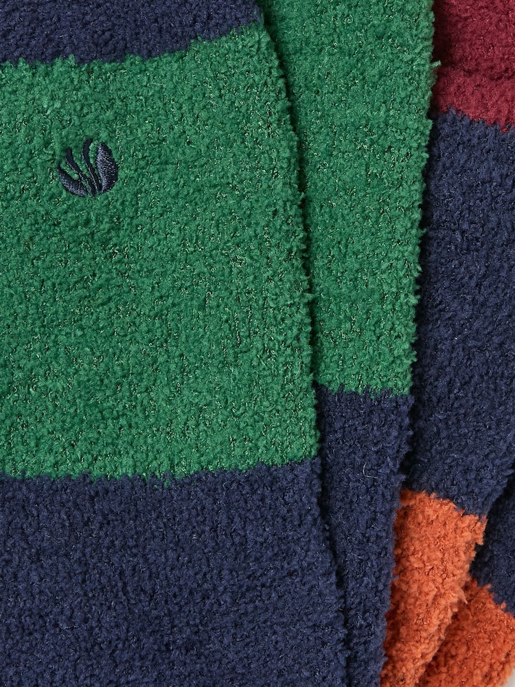 FatFace Green Striped Idaho Socks - Image 2 of 2