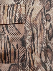 Reiss Neutral Maya Snake Print Shirt - Image 5 of 5