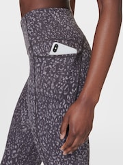 Sweaty Betty Grey Super Soft Ultra-Lite 7/8 Yoga Leggings - Image 5 of 8