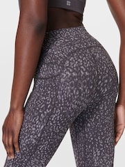 Sweaty Betty Grey Super Soft Ultra-Lite 7/8 Yoga Leggings - Image 6 of 8