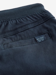 Navy Blue Wide Fit Rib Waist Pull-On Trousers (3-16yrs) - Image 4 of 5