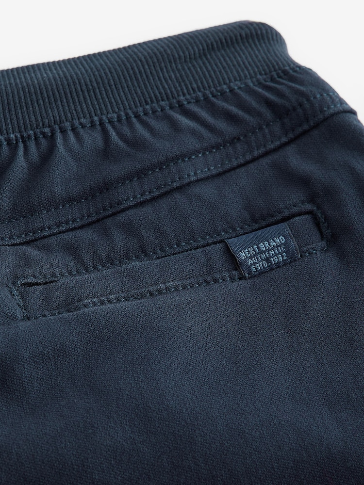 Bleu marine - Pantalon Pull-On à Taille Côtelée (3-16ans) - Image 4 of 5