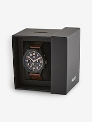 Brown Strap Chunky Watch - Image 6 of 6