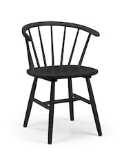 Julian Bowen Set of 2 Black Modena Dining Chairs - Image 2 of 6