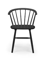 Julian Bowen Set of 2 Black Modena Dining Chairs - Image 3 of 6