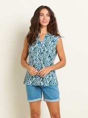 Brakeburn Green 100% Cotton Willow Shirt - Image 1 of 5