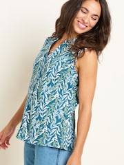 Brakeburn Green 100% Cotton Willow Shirt - Image 3 of 5