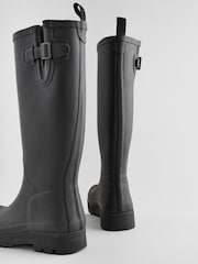 Black Knee High Wellies - Image 5 of 8