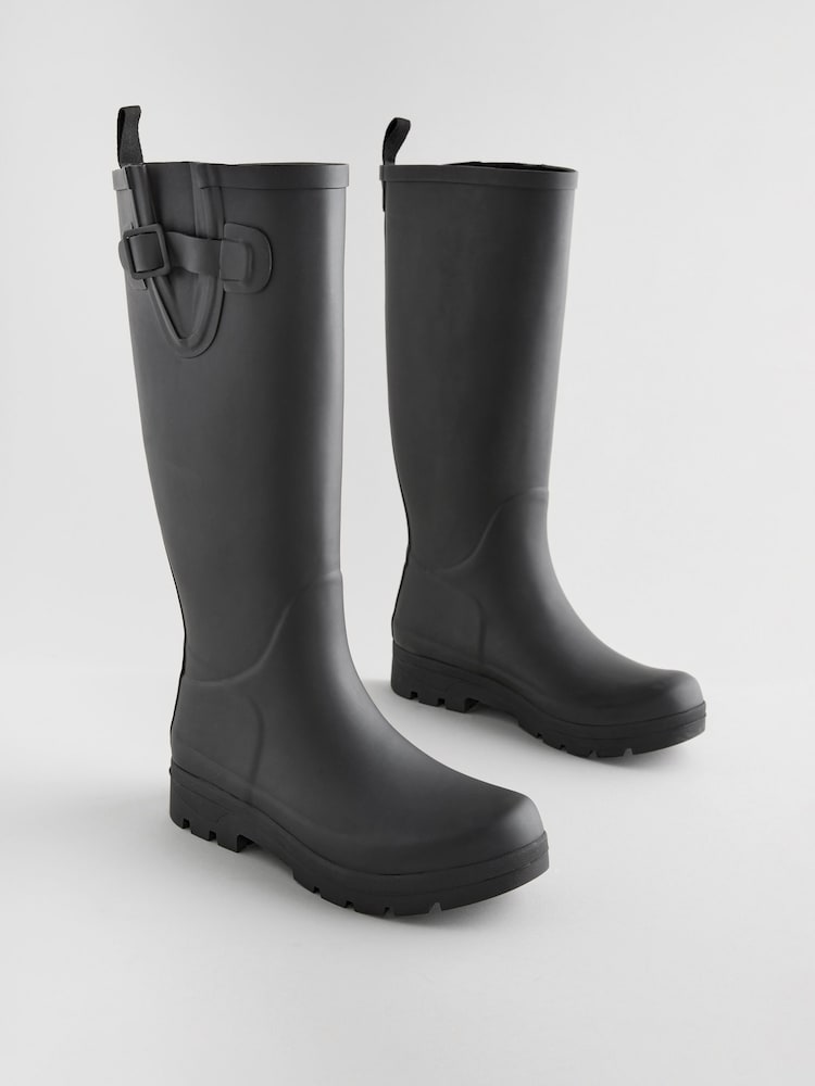 Black Knee High Wellies - Image 6 of 11
