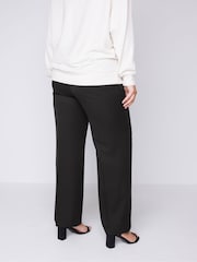 Evans Ponte Straight Leg Seam Detail Trousers - Image 3 of 4