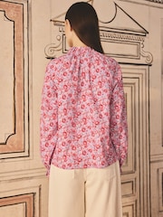 Cath Kidston Archive Ditsy Raglan 100% Cotton Blouse - Image 2 of 7