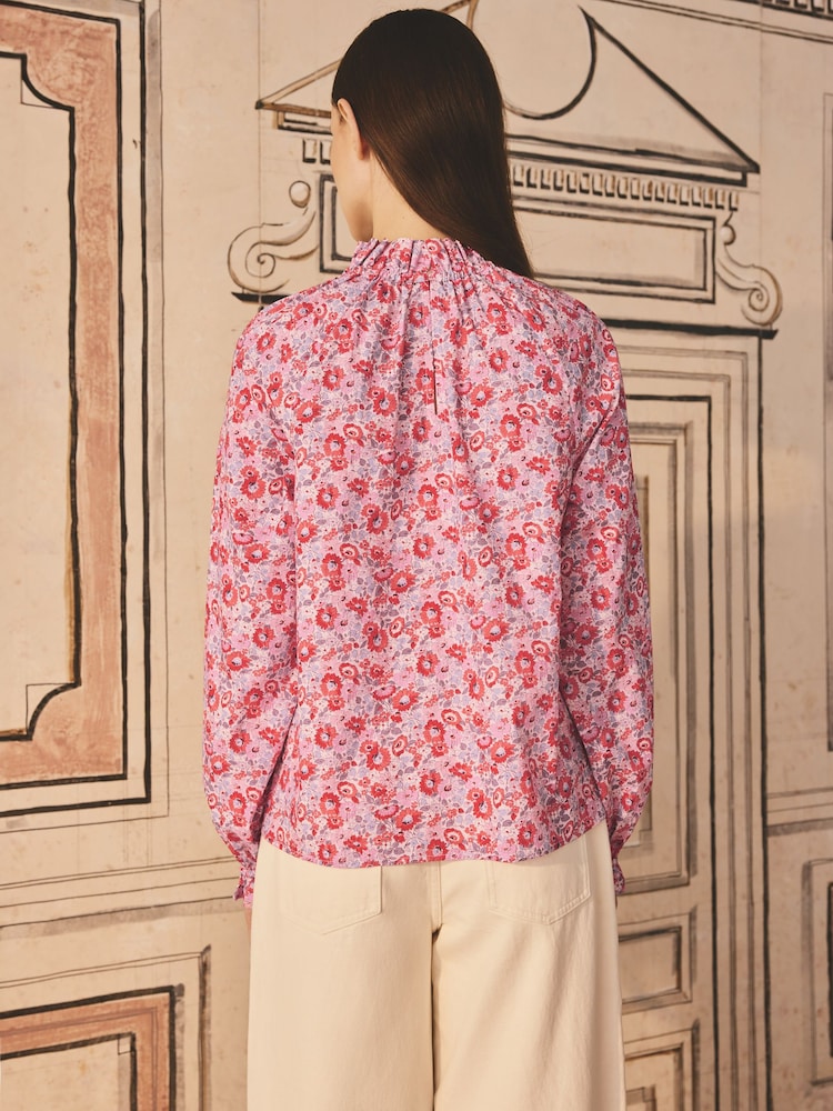 Cath Kidston Archive Ditsy Raglan 100% Cotton Blouse - Image 2 of 7