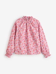 Cath Kidston Archive Ditsy Raglan 100% Cotton Blouse - Image 5 of 7