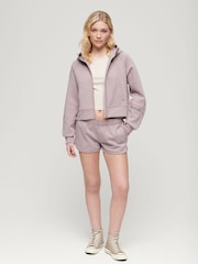 Superdry Purple Sport Tech Relaxed Zip Hoodie - Image 2 of 6