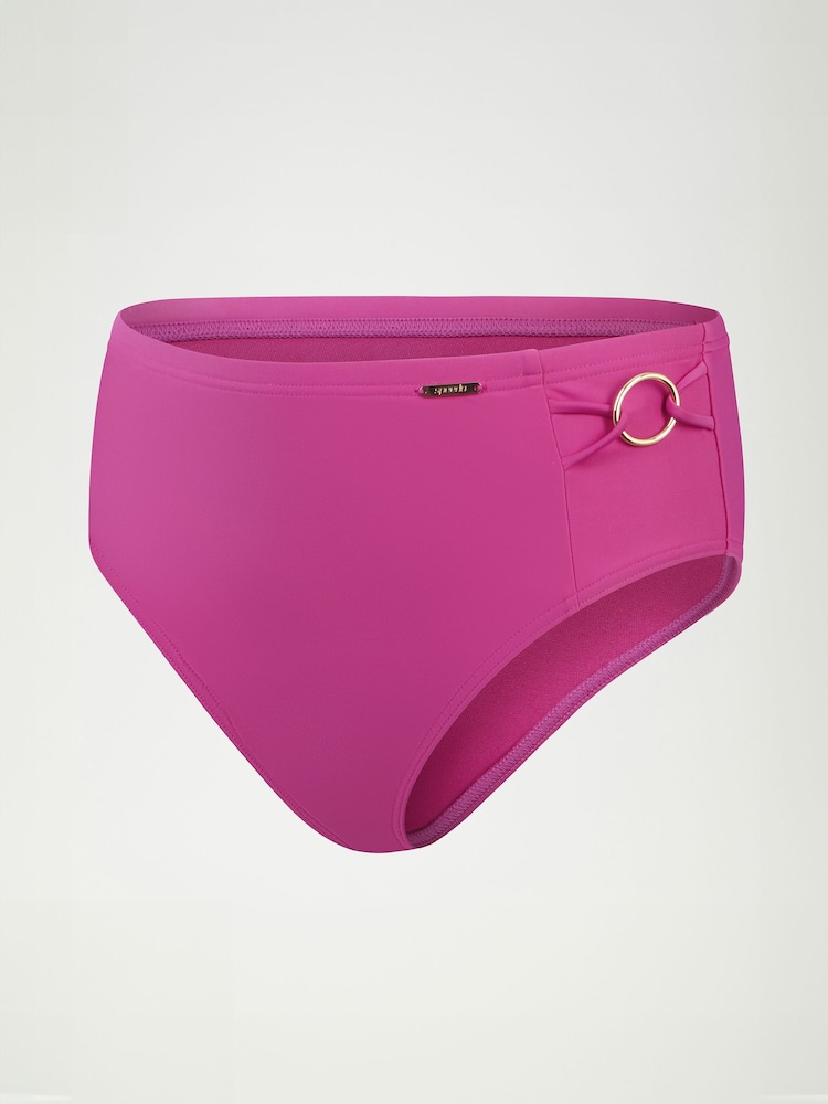 Speedo Pink Womens Shaping High Waist Briefs - Image 6 of 6