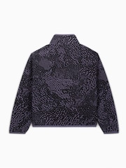 Converse Purple All Over Print Polar Fleece Pullover Top - Image 2 of 3