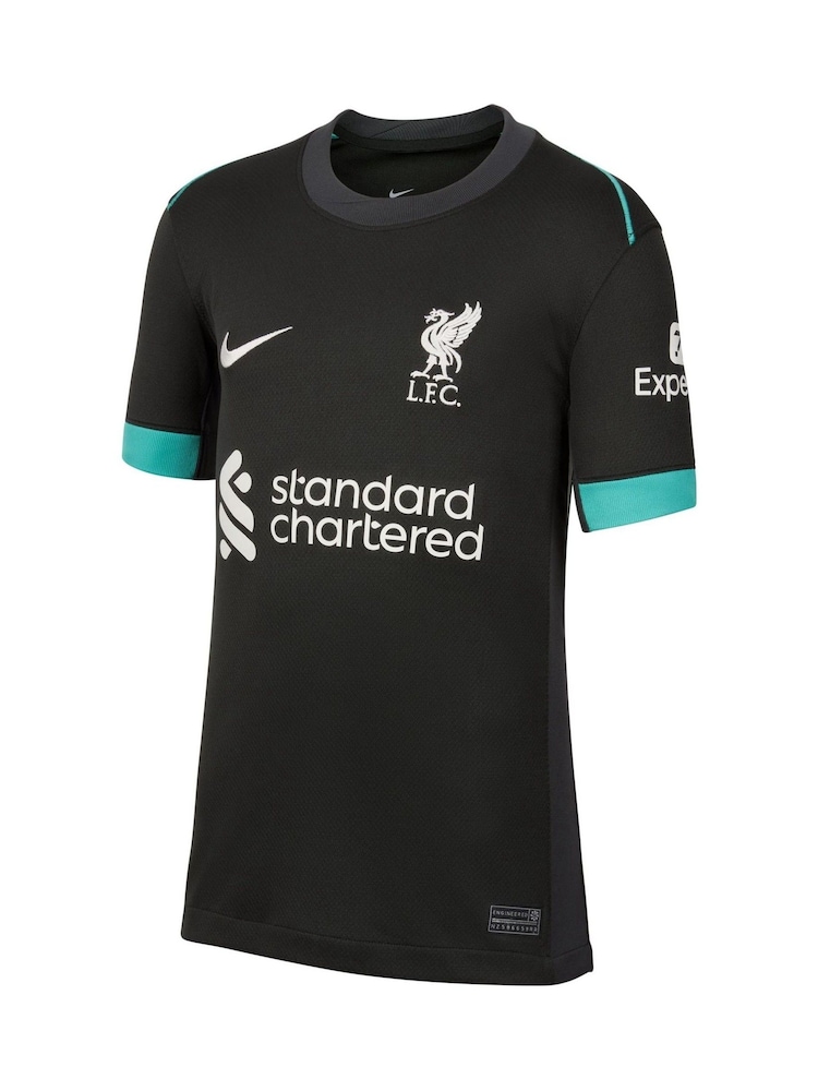 Nike Black Jr. Liverpool FC 24/25 Away Stadium Football Shirt - Image 9 of 11