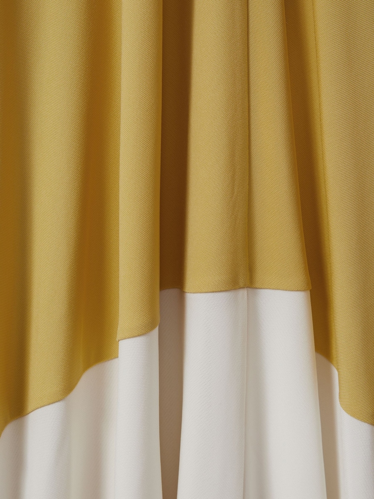 Reiss Платье-миди Trista Colourblock Ruched Midi - Изображение 5 из 5