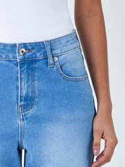 Dusk Blue Wide Leg Denim Jeans - Image 5 of 5