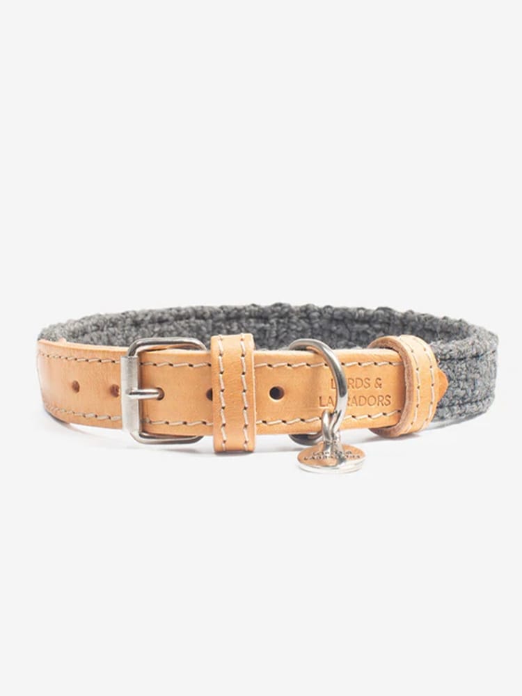 Lords and Labradors Graphite Essentials Herdwick Dog Collar - Image 5 of 6